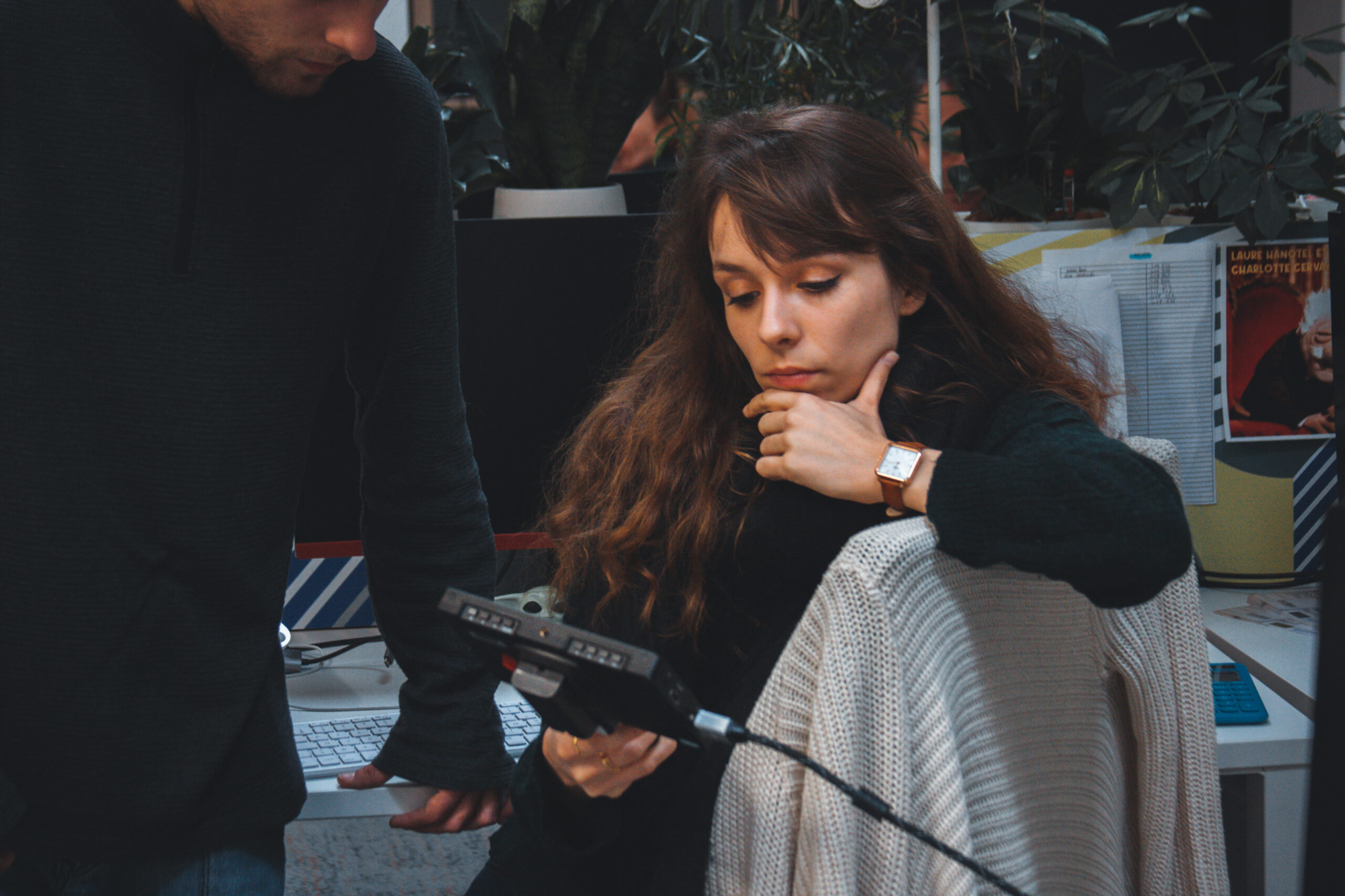 Photographie de plateau de Lisa Lambert sur le tournage du court-métrage "Ce qui est arrivé ce jour-là" par Cam&Néon Studio.