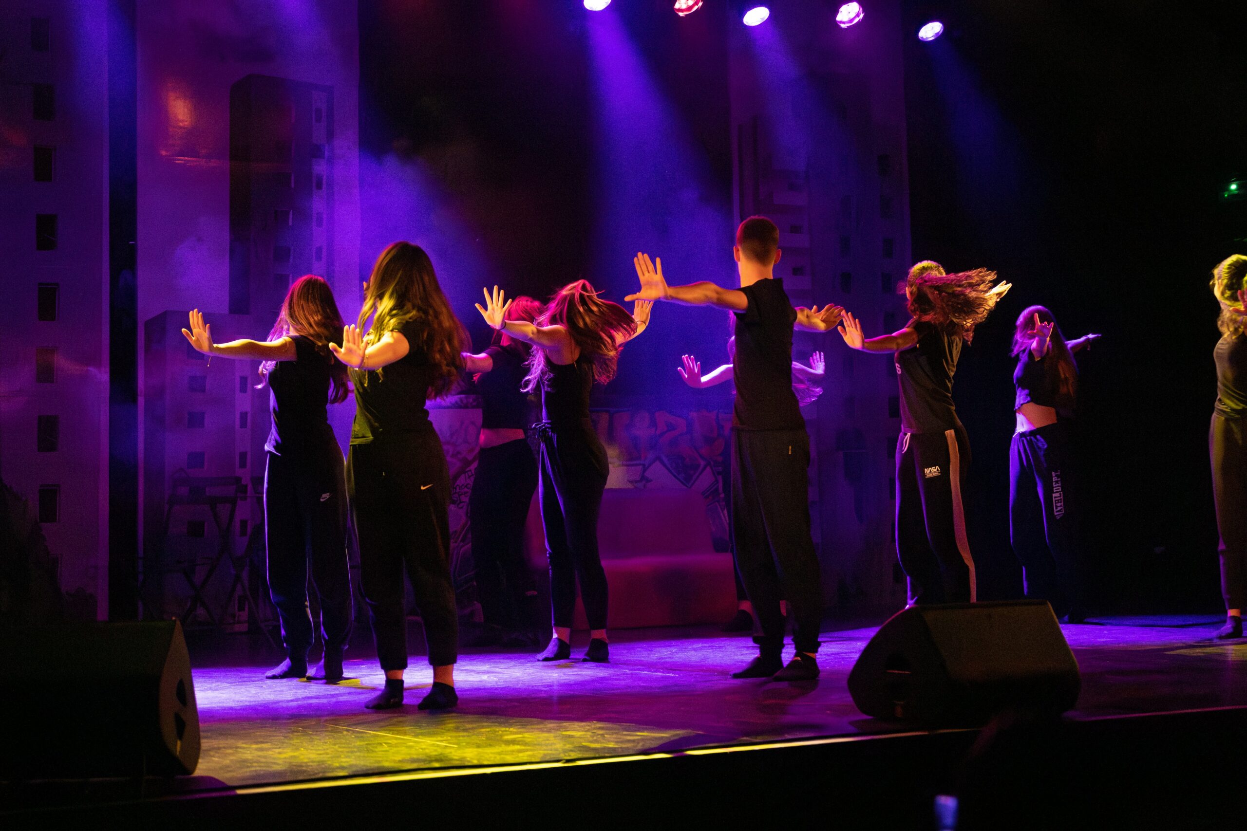 Photographie de spectacle du Lycée Anne Veaute