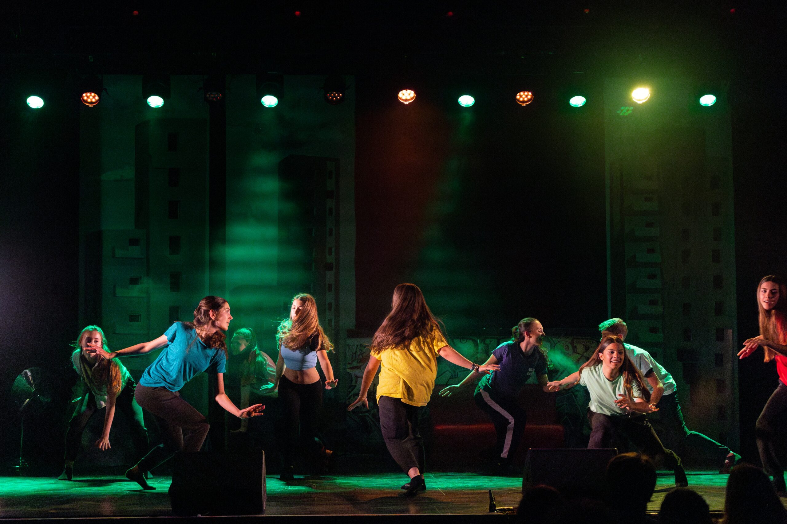 Photographie de spectacle du Lycée Anne Veaute