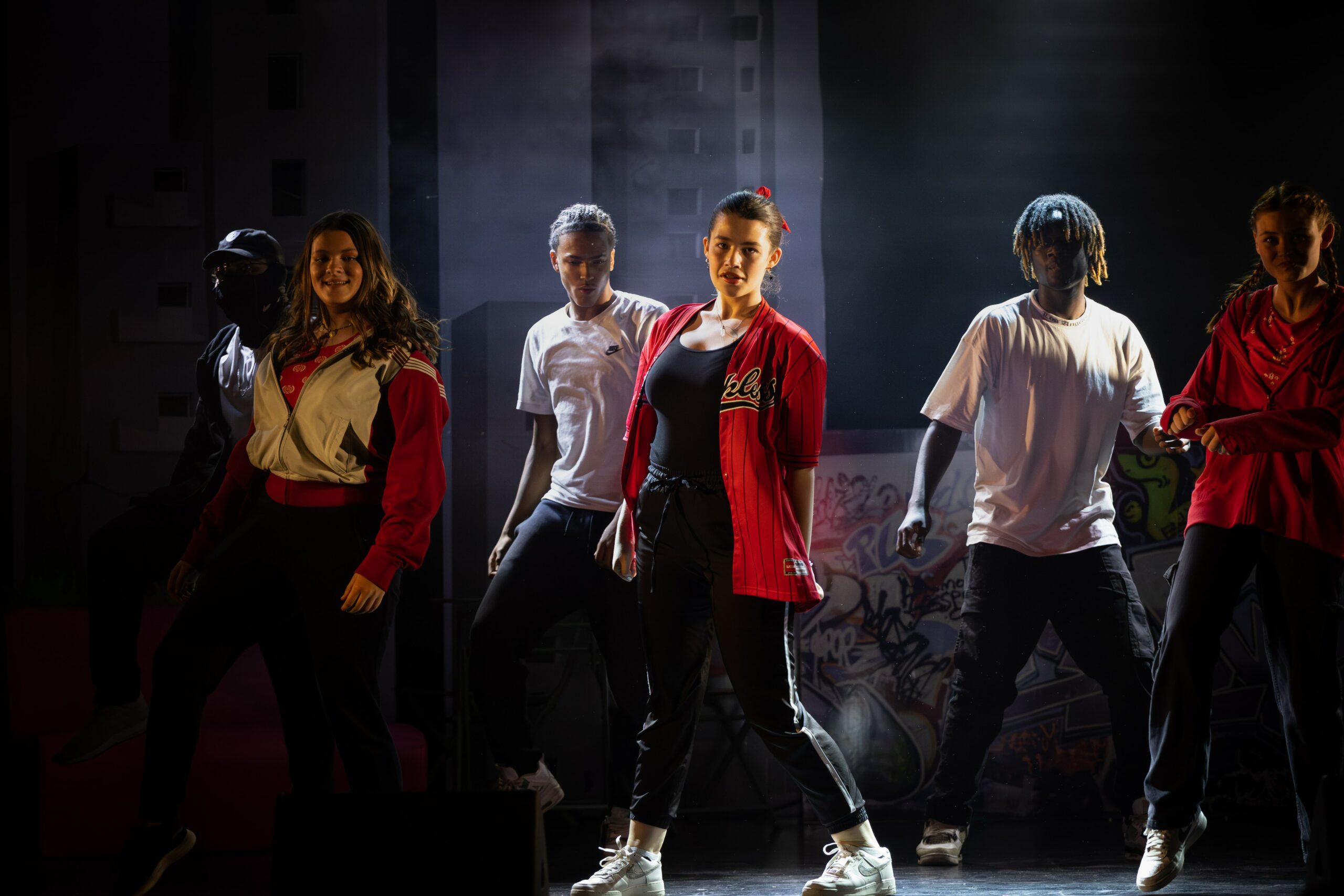 Photographie de spectacle du Lycée Anne Veaute