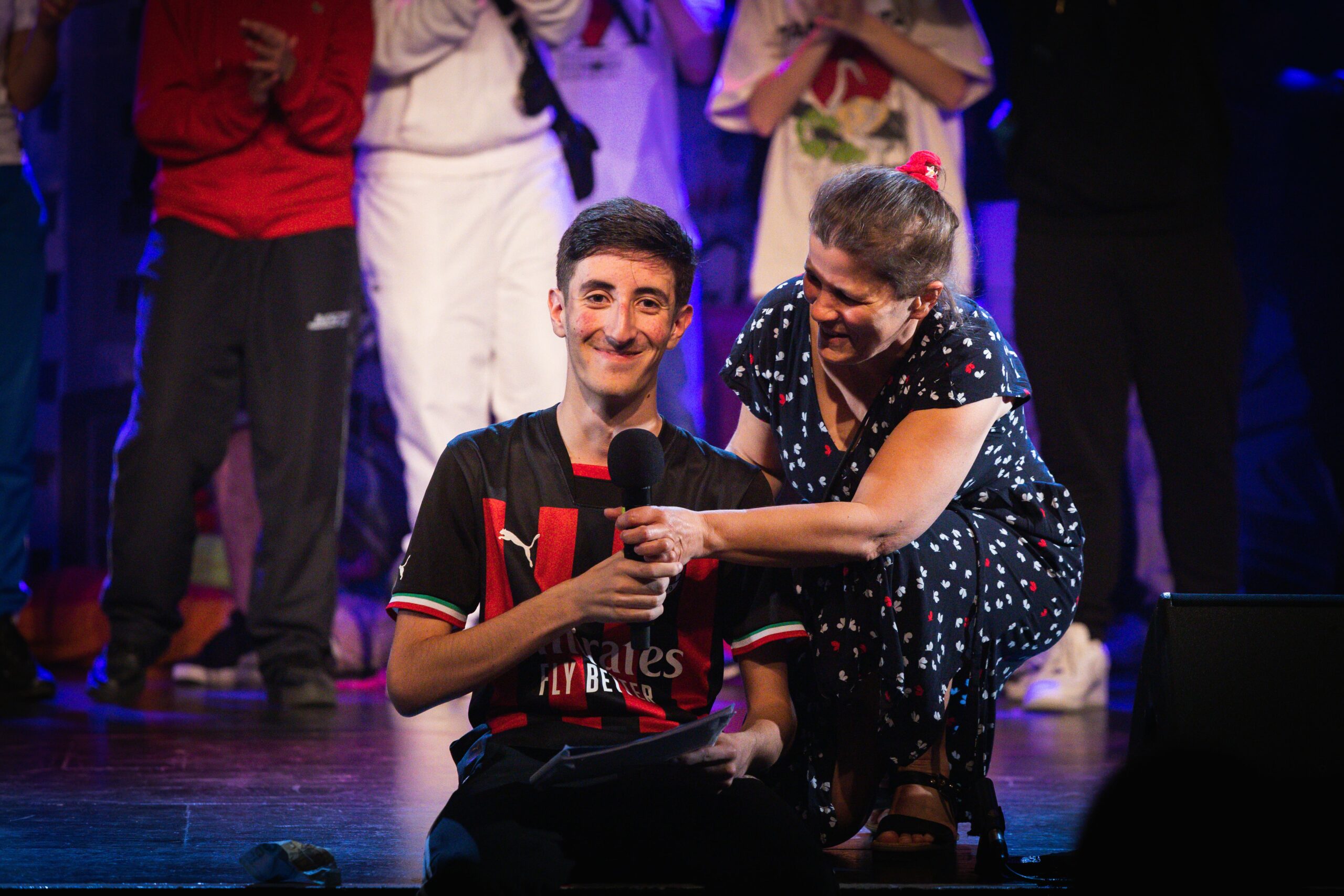 Photographie de spectacle du Lycée Anne Veaute