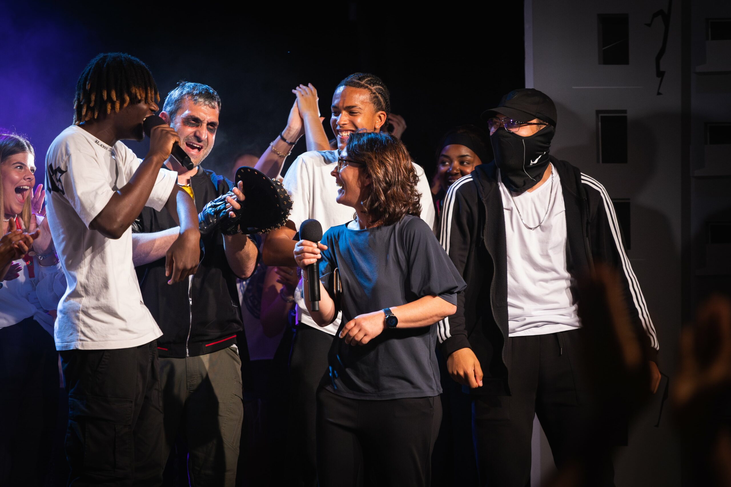 Photographie de spectacle du Lycée Anne Veaute